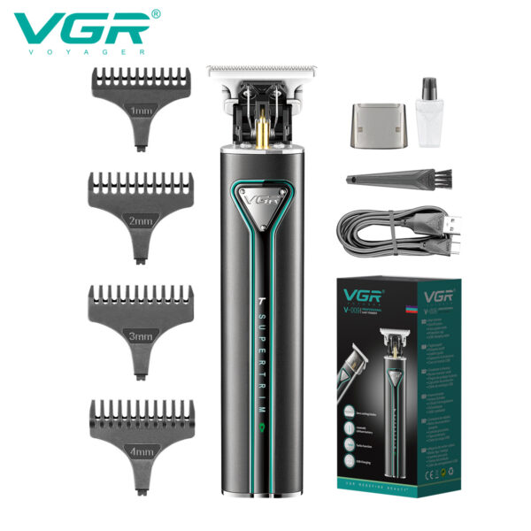 Máquina de cortar e aparar cabelo e barba VGR V-009 - Imagem 6