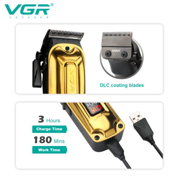 Máquina de cortar cabelo VGR V-138 - Imagem 4