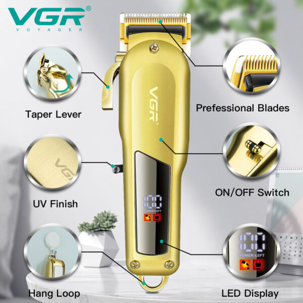 Máquina de cortar cabelo elétrico VGR V-282 - Imagem 4