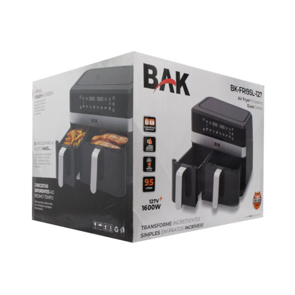 Air Fryer Fritadeira Duas Cestas 9,5L - Imagem 5