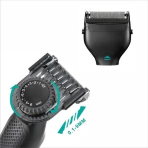 Cabeçote de Corte Ajustável e Lâmina de Precisão para Barbeador (0.1mm a 9mm)