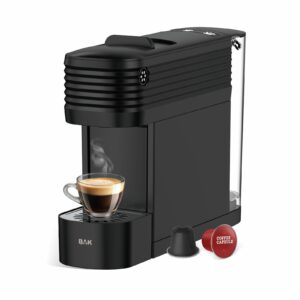 Cafeteira Espresso Compacta BAK para Cápsulas – Design Moderno e Prático